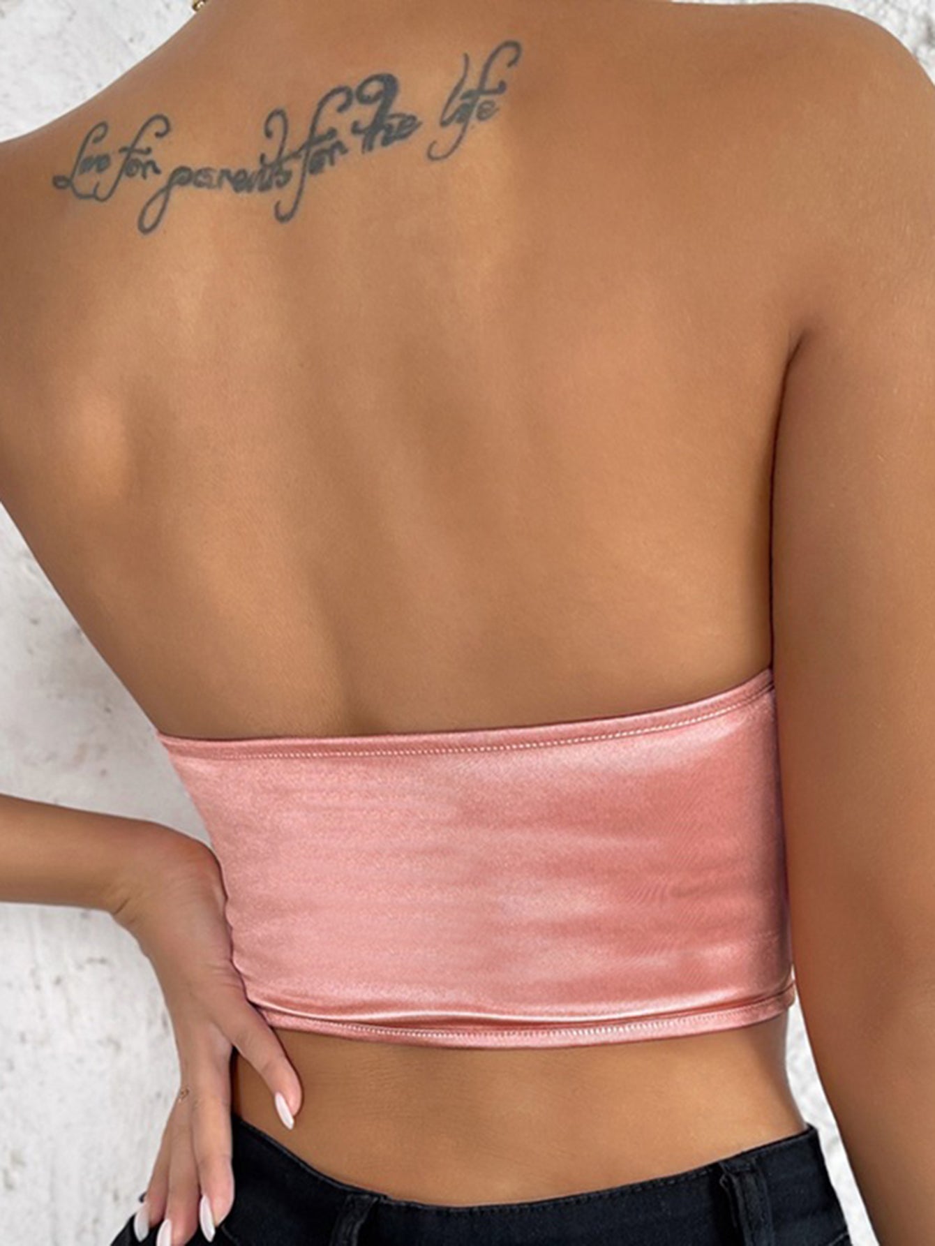 Diamond Dazzle Backless Bustier