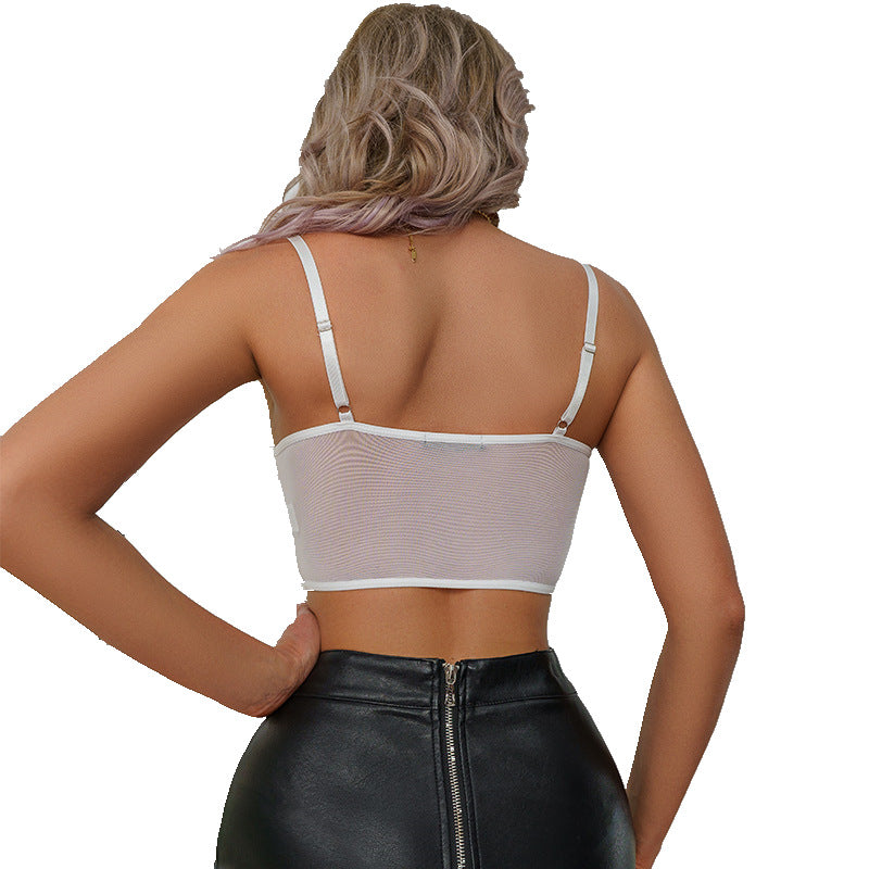 Floral Lace Bloom Crop Corset